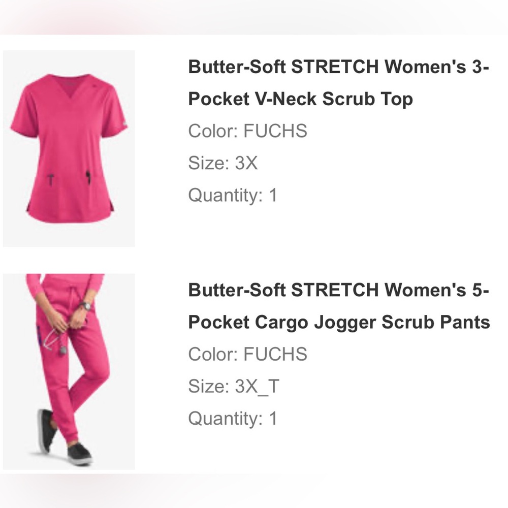 Butter Soft Scrub Set